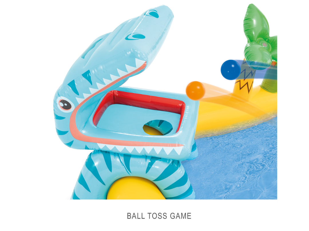Intex Dinosaur Inflatable Play Center with Slide | For Kids in Qatar Intex Dinosaur Inflatable Play Center with Slide | For Kids in Qatar